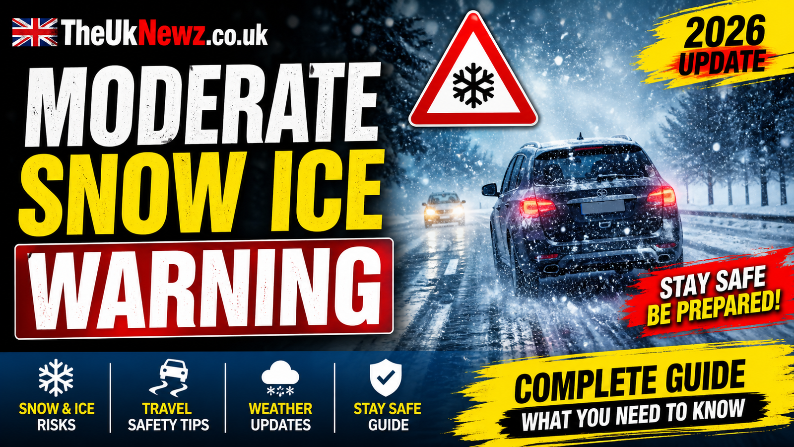 Moderate Snow Ice Warning